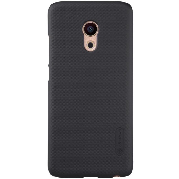 „Nillkin“ Frosted Shield dėklas - juodas + apsauginė ekrano plėvelė (Pro 6)