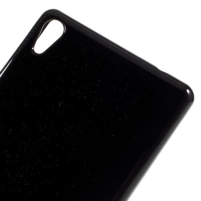 Sony Xperia XA Ultra (F3212, F3216) Mercury melns cieta silikona (TPU) futrālis / Vacins.lv