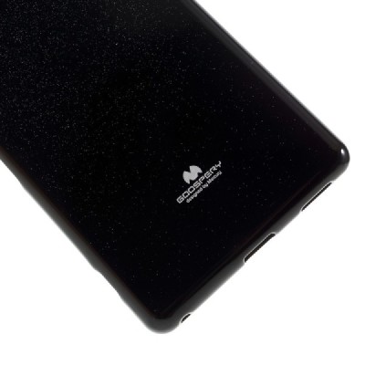 Sony Xperia XA Ultra (F3212, F3216) Mercury melns cieta silikona (TPU) futrālis / Vacins.lv