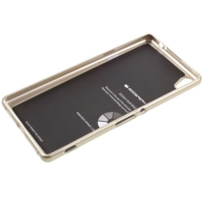 Sony Xperia XA Ultra (F3212, F3216) Mercury zelta cieta silikona (TPU) futrālis / Vacins.lv