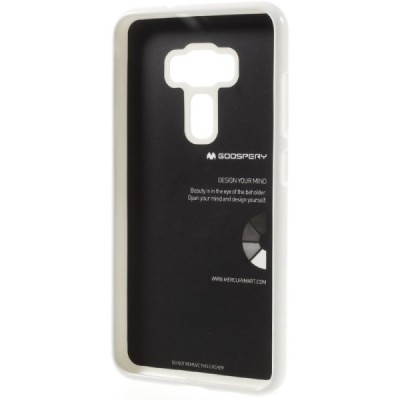 Asus Zenfone 3 5.5 (ZE552KL) baltas Mercury kieto silikono (TPU) dėklas / Priedai.lt