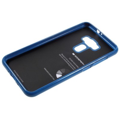 Asus Zenfone 3 5.5 (ZE552KL) Mercury tumši zils cieta silikona (TPU) futrālis / Vacins.lv