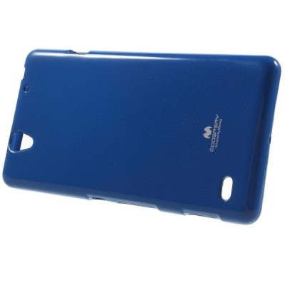 Sony Xperia C4 (E5303, E5306, E5353) Mercury tumši zils cieta silikona (TPU) futrālis / Vacins.lv