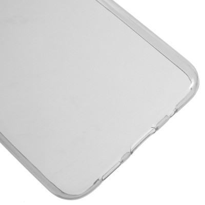 Asus Zenfone 3 5.5 (ZE552KL) skaidrus (permatomas) silikoninis TPU ploniausias pasaulyje pilkas dėklas / Priedai.lt