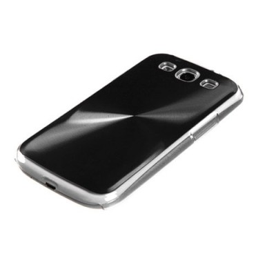 Samsung Galaxy S3 i9300 plastmasas cd stila melns apvalks / vacins.lv