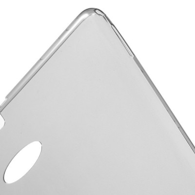 Samsung Galaxy Tab 4 10.1 (T535, T530) dzidrs (caurspīdīgs) cieta silikona TPU pasaulē planākais pelēks apvalks / Vacins.lv