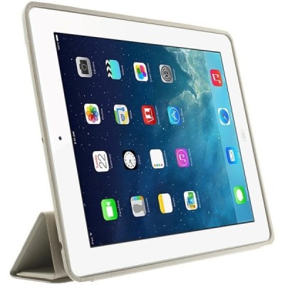 Apple iPad 2 / 3 / 4 klasisks atvēramais smilšains futrālis / Vacins.lv