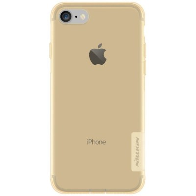 Apple iPhone 7 (iPhone 8) Nillkin Nature dzidrs (caurspīdīgs) silikona brūns apvalks / Vacins.lv