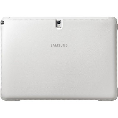Origināls Samsung Galaxy Note 10.1 2014 P600 (P605) Book Cover ādas atvēramais balts futrālis / Vacins.lv