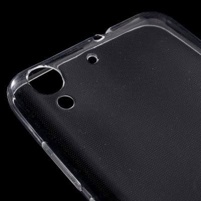 Huawei Y6 II (Huawei Y6 2, Huawei Honor 6, Huawei Honor Play 6, Huawei Honor 6 Play) skaidrus (permatomas) kieto silikono TPU pl
