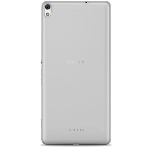 Planākais TPU dzidrs apvalks - pelēks (Xperia XA Ultra)