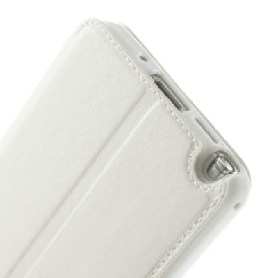 Samsung Galaxy Note 3 (N9005, N9002, N9000) Roar Noble ādas atvēramais balts futrālis / Vacins.lv
