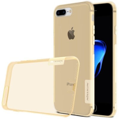 Apple iPhone 7 Plus (iPhone 8 Plus) Nillkin Nature dzidrs (caurspīdīgs) silikona brūns apvalks / Vacins.lv