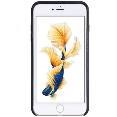 „Nillkin“ Englon Apple iPhone 7 Plus (iPhone 8 Plus) juodas odinis dėklas - nugarėlė / Priedai.lt