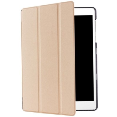 Asus ZenPad 3S 10 (Z500M) atverčiamas auksinis odinis dėklas - knygutė / Priedai.lt