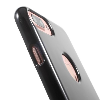 Apple iPhone 7 Plus (iPhone 8 Plus) Mercury melns cieta silikona (TPU) apvalks / vacins.lv