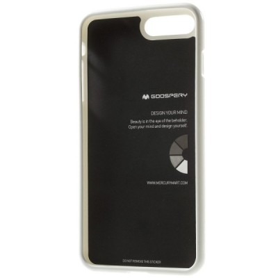Apple iPhone 7 Plus (iPhone 8 Plus) Mercury balts cieta silikona (TPU) apvalks / vacins.lv