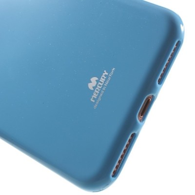 Apple iPhone 7 Plus (iPhone 8 Plus) Mercury gaiši zils cieta silikona (TPU) apvalks / vacins.lv