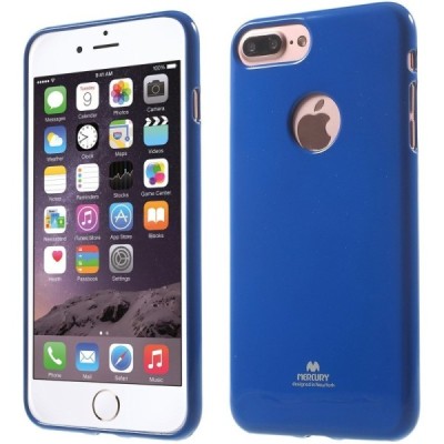 Apple iPhone 7 Plus (iPhone 8 Plus) Mercury tumši zils cieta silikona (TPU) apvalks / vacins.lv