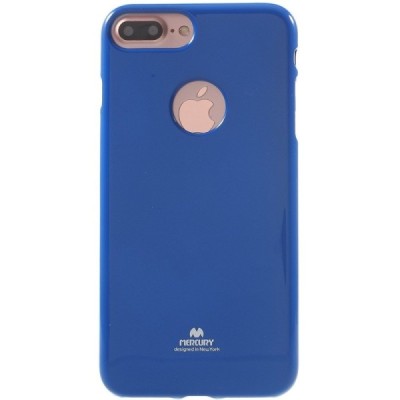 Apple iPhone 7 Plus (iPhone 8 Plus) Mercury tumši zils cieta silikona (TPU) apvalks / vacins.lv