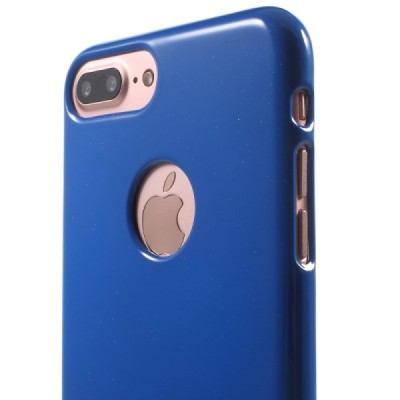 Apple iPhone 7 Plus (iPhone 8 Plus) Mercury tumši zils cieta silikona (TPU) apvalks / vacins.lv