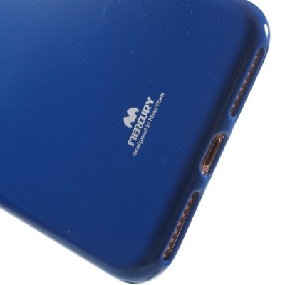 Apple iPhone 7 Plus (iPhone 8 Plus) Mercury tumši zils cieta silikona (TPU) apvalks / vacins.lv