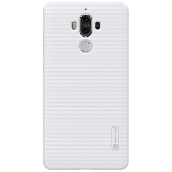 „Nillkin“ Frosted Shield dėklas - baltas + apsauginė ekrano plėvelė (Mate 9)