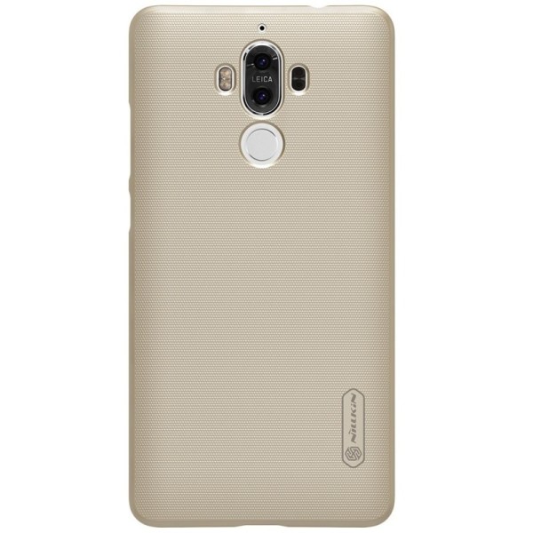 „Nillkin“ Frosted Shield dėklas - auksinis + apsauginė ekrano plėvelė (Mate 9)