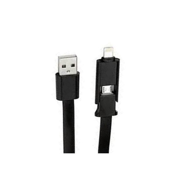 „Forever“ 2 IN 1 vads - melns (1 m.)
