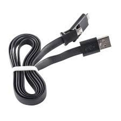 „Forever“ melns vads (micro USB un Lightning) / vacins.lv