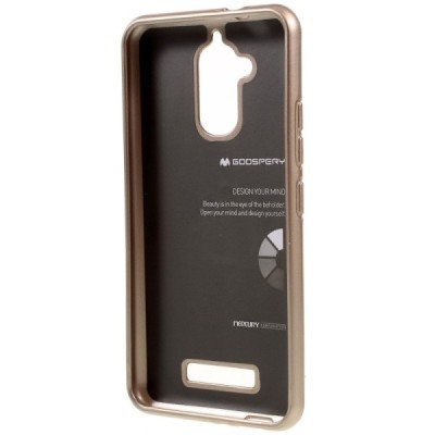 Asus Zenfone 3 Max (ZC520TL) Mercury zelta cieta silikona (TPU) futrālis / Vacins.lv