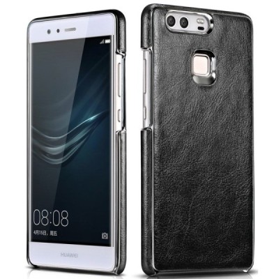 „Xoomz“ Platinum Huawei P9  juodas odinis dėklas - nugarėlė / Priedai.lt