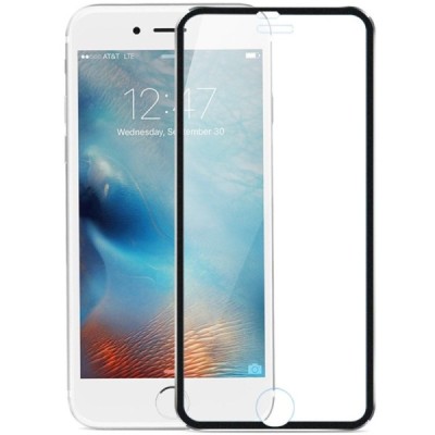 Apple iPhone 7 Plus (iPhone 8 Plus) Hat-Prince Tempered Glass melns ekrāna aizsargstikls / Vacins.lv
