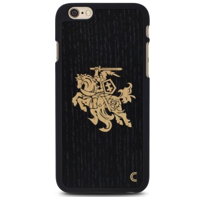 Apple iPhone 6s Plus „Crafted Cover“  Melns Vytis dabīga koka telefona apvalks / Vacins.lv