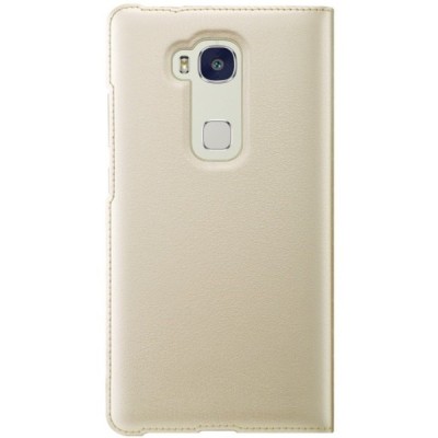 Oficiāls Huawei Honor 5X Smart Cover zelta atvērams maciņš / Vacins.lv