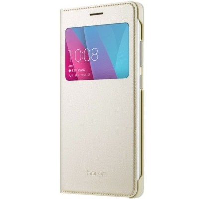 Oficiāls Huawei Honor 5X Smart Cover zelta atvērams maciņš / Vacins.lv