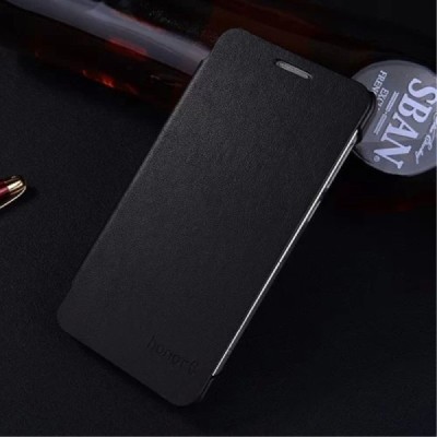 Huawei Honor 6 juodas atverčiamas dėklas - knygutė / Priedai.lt