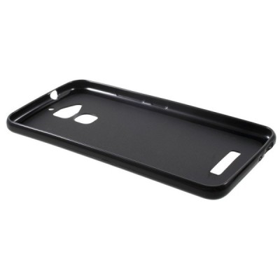 Asus Zenfone 3 Max (ZC520TL) cieta silikona (TPU) melns apvalks / vacins.lv