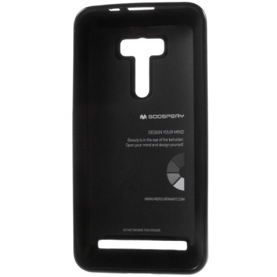 Asus Zenfone Selfie (ZD551KL) juodas Mercury kieto silikono (TPU) dėklas / Priedai.lt