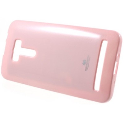 Asus Zenfone Selfie (ZD551KL) šviesiai rožinis Mercury kieto silikono (TPU) dėklas / Priedai.lt