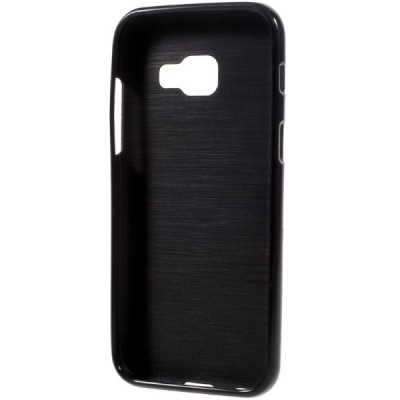 Samsung Galaxy A3 2017 (A320) kieto silikono TPU juodas dėklas - nugarėlė / Priedai.lt