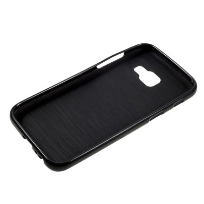 Samsung Galaxy A3 2017 (A320) kieto silikono TPU juodas dėklas - nugarėlė / Priedai.lt