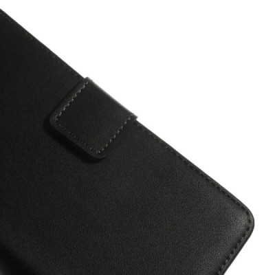 Nokia Lumia 635 atvēramais ādas melns maciņš (maks) / Vacins.lv