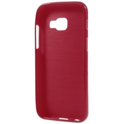 Samsung Galaxy A5 2017 (A520) cieta silikona (TPU) sarkans apvalks / vacins.lv