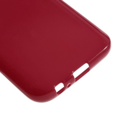 Samsung Galaxy A5 2017 (A520) cieta silikona (TPU) sarkans apvalks / vacins.lv