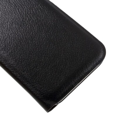 Samsung Galaxy A5 2017 (A520) melns atvēramais Smart Wallet ādas maciņš - maks / Vacins.lv