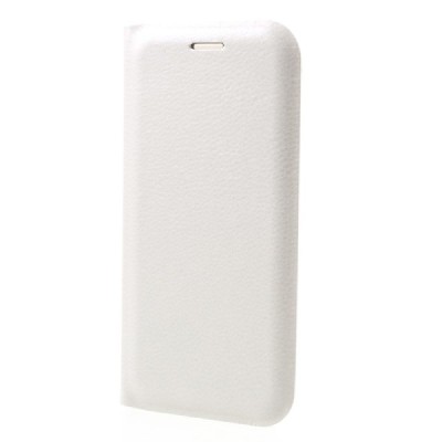 Samsung Galaxy A5 2017 (A520) baltas odinis atverčiamas Smart Wallet dėklas - piniginė / Priedai.lt