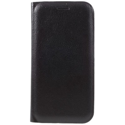 Samsung Galaxy A3 2017 (A320) melns atvēramais Smart Wallet ādas maciņš - maks / Vacins.lv