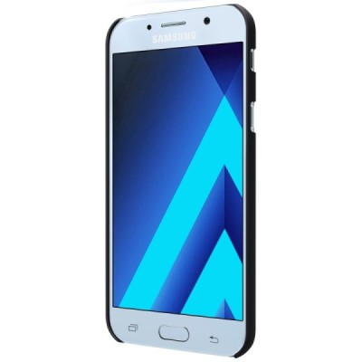 Samsung Galaxy A5 2017 (A520) Nillkin Frosted Shield melns plastmasas apvalks / vacins.lv