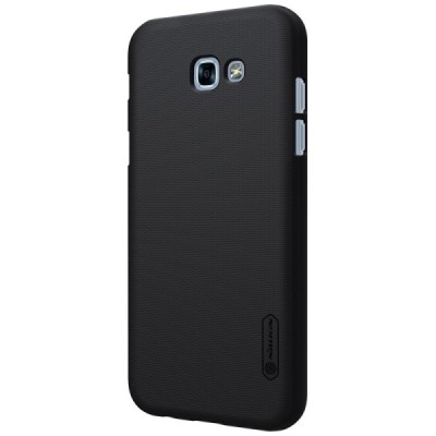 Samsung Galaxy A5 2017 (A520) Nillkin Frosted Shield melns plastmasas apvalks / vacins.lv